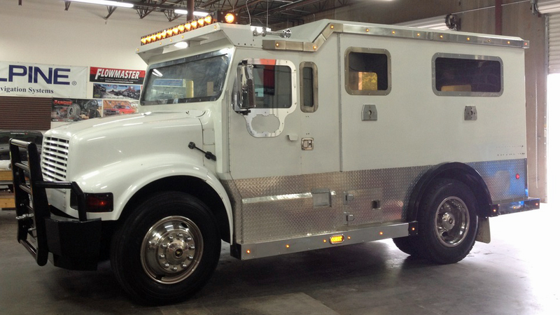 Illustration for article titled Used Armored Bank Trucks Become Hilariously Expensive Rap Star Limos